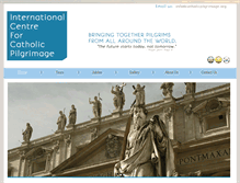 Tablet Screenshot of catholicpilgrimage.org